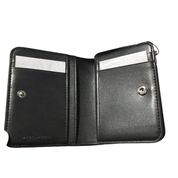 Marc Jacobs White and Black Polka Dot Wallet - Picture 4 of 6